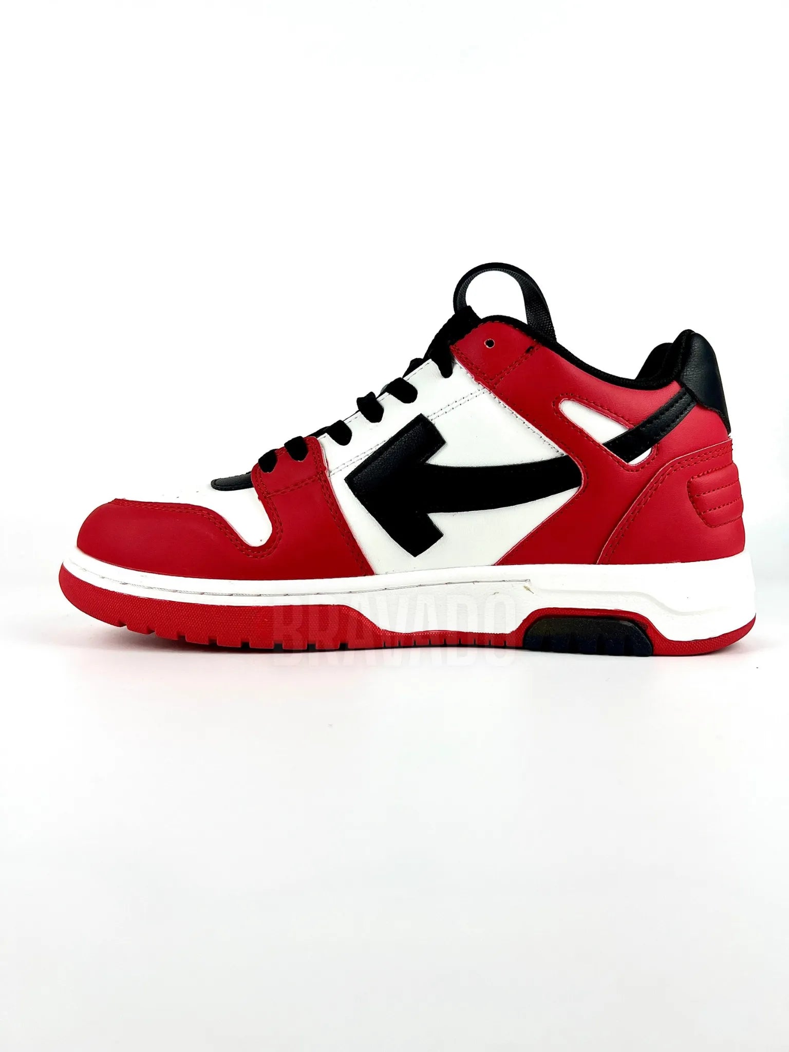 OffWhitee Out of Office Low 'Red White Black' (1:1 DOT PERFECT)