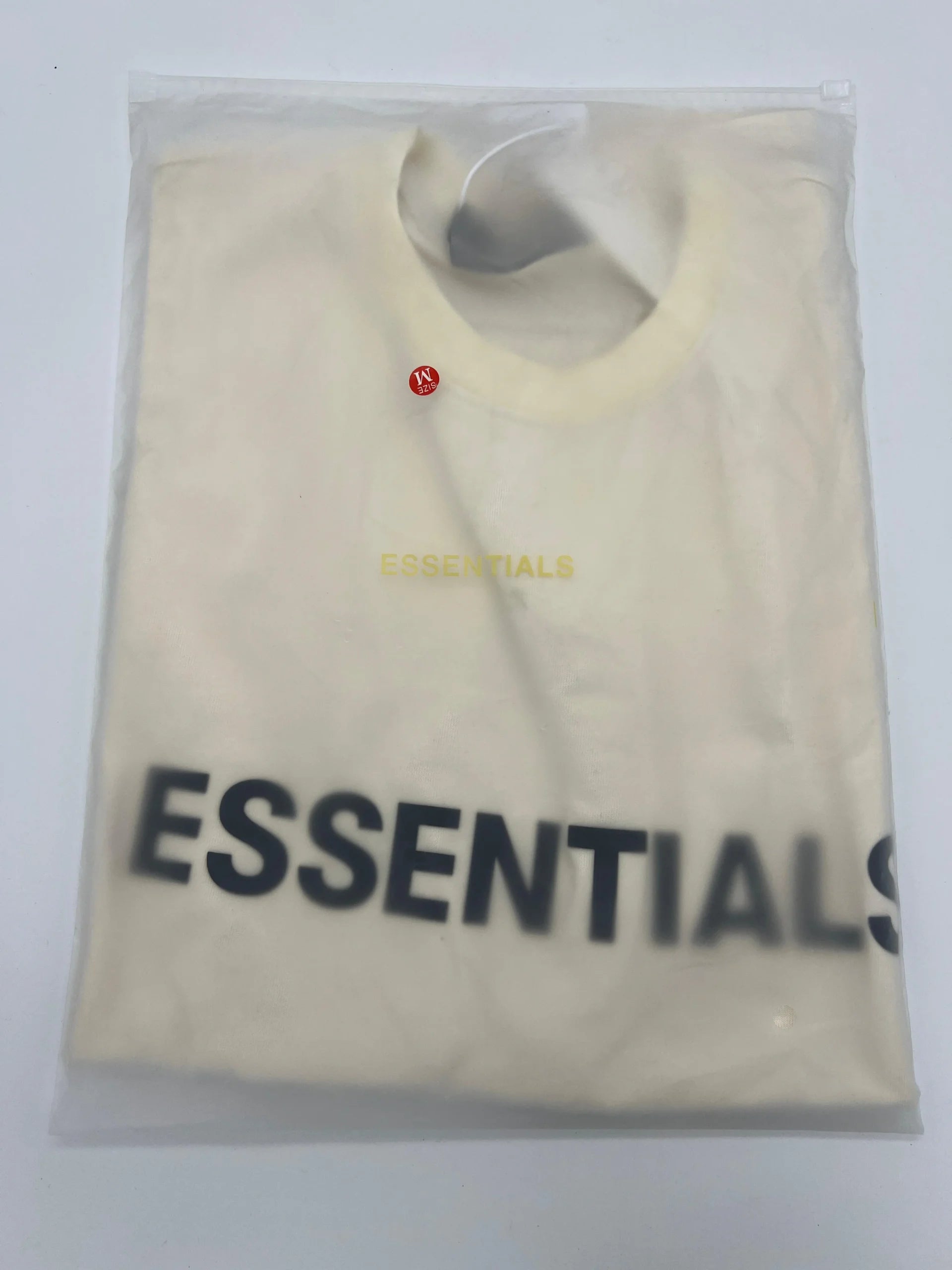 Essentials Oversize/ Drop shoulder T-shirt Cream