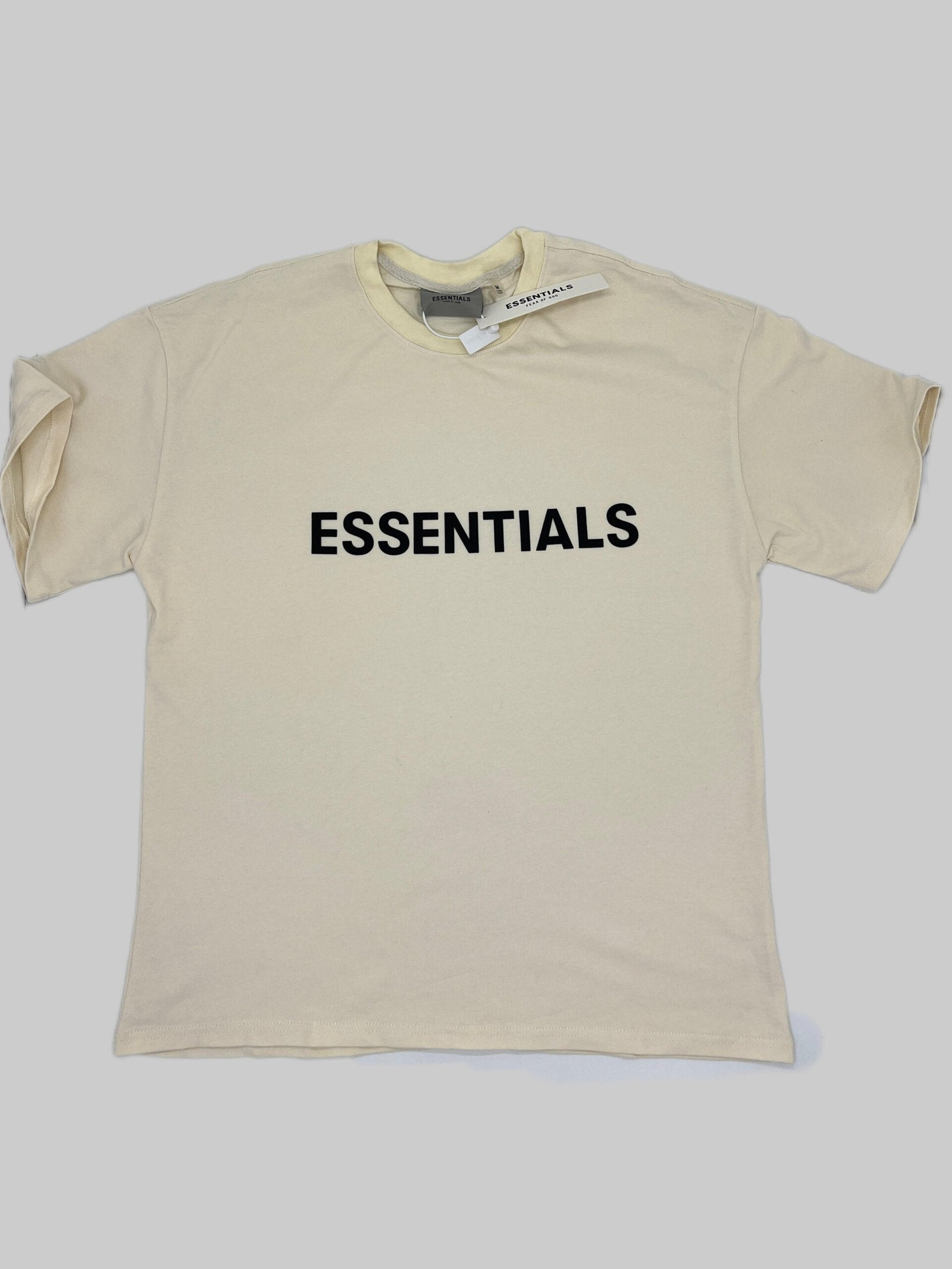 Essentials Oversize/ Drop shoulder T-shirt Cream