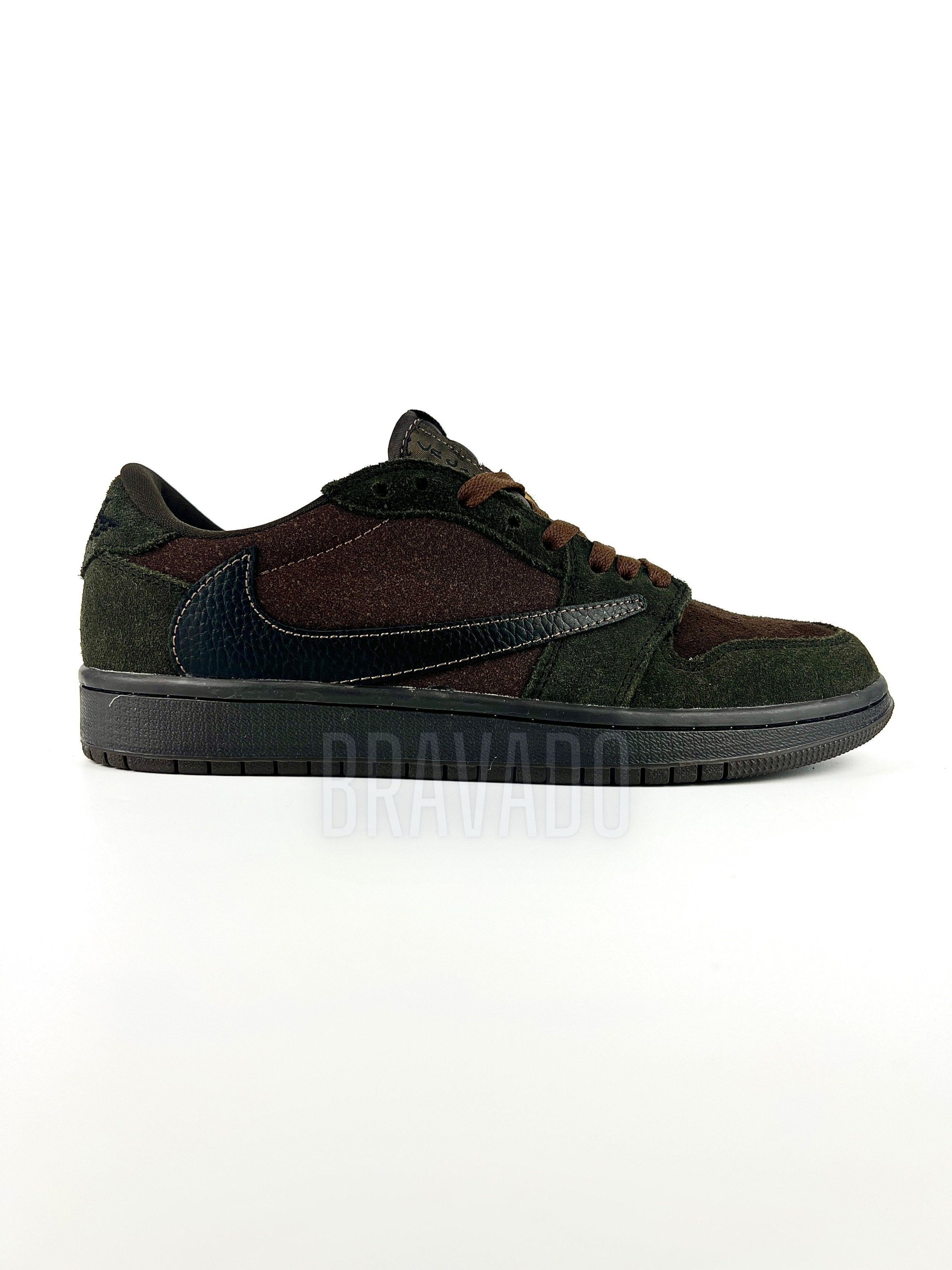 AJ1 Low Travis Scott Velvet Brown (Suede Version)