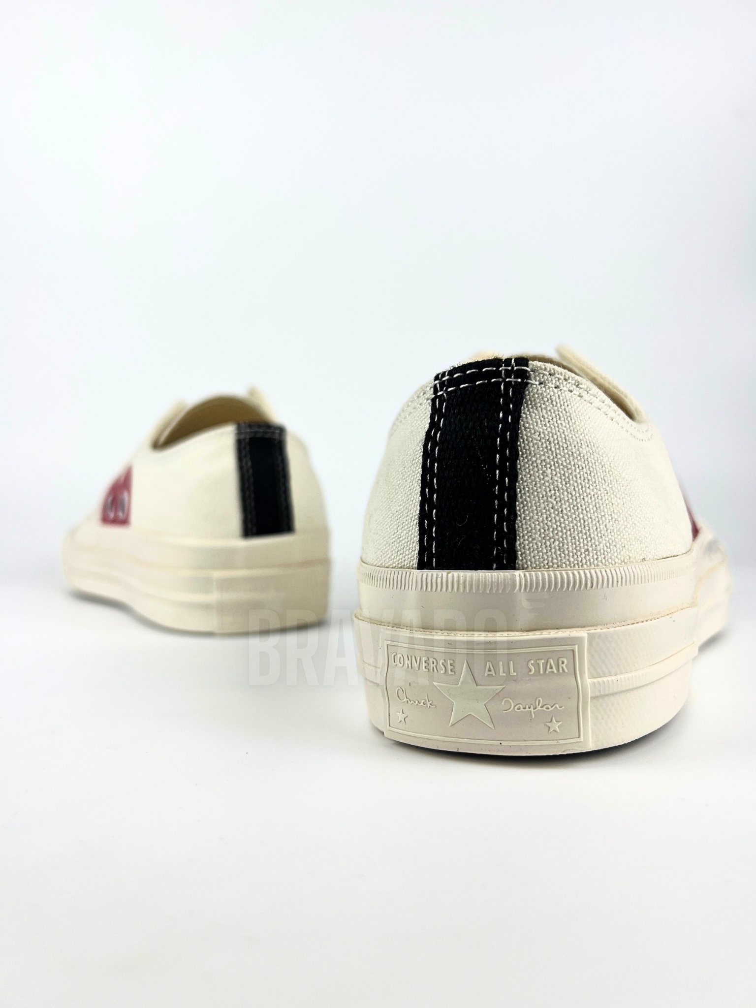 Chuck Taylor All-Star LOW CDG PLAY White (1:1 DOT PERFECT)