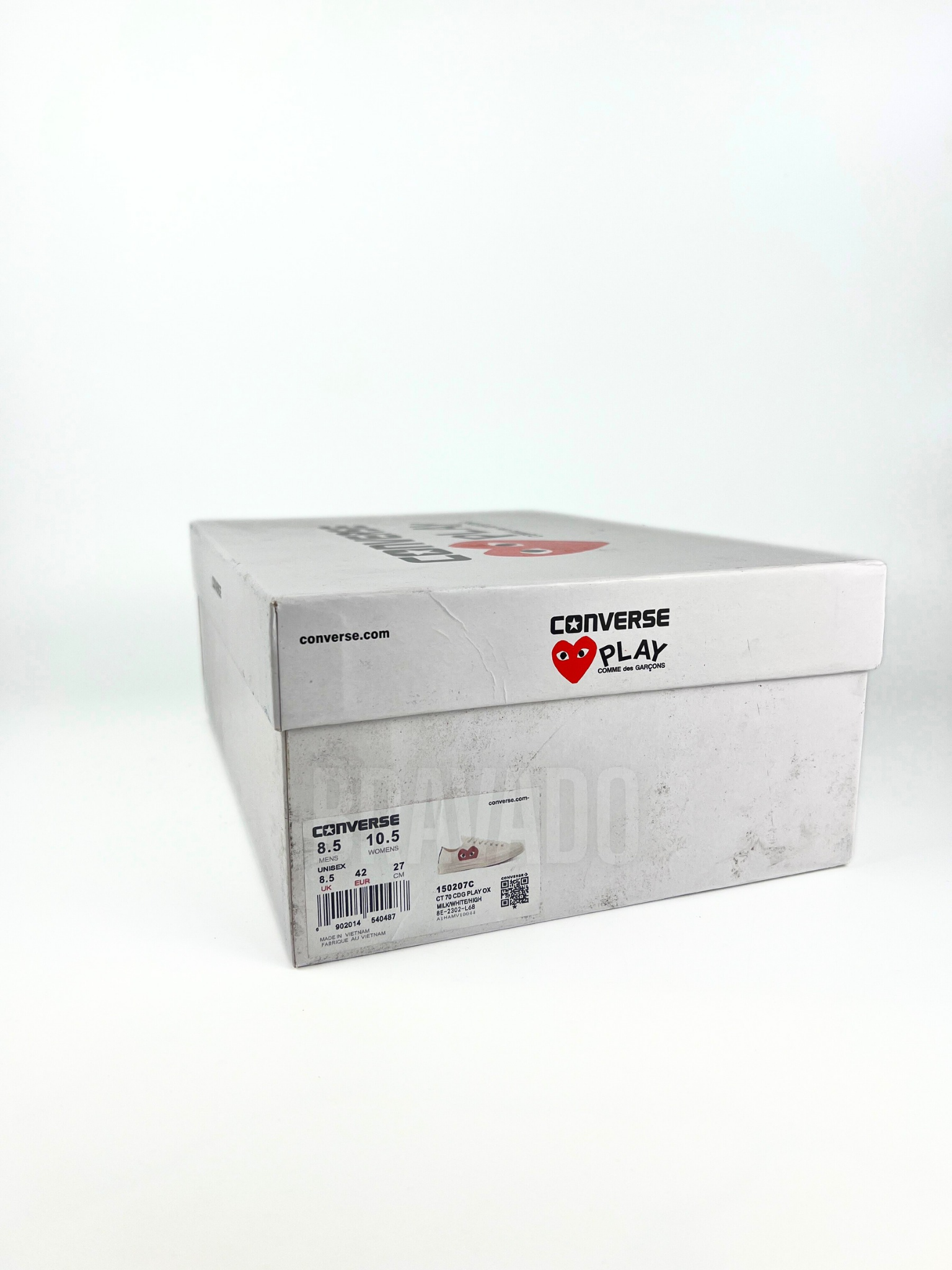 Chuck Taylor All-Star LOW CDG PLAY White (1:1 DOT PERFECT)