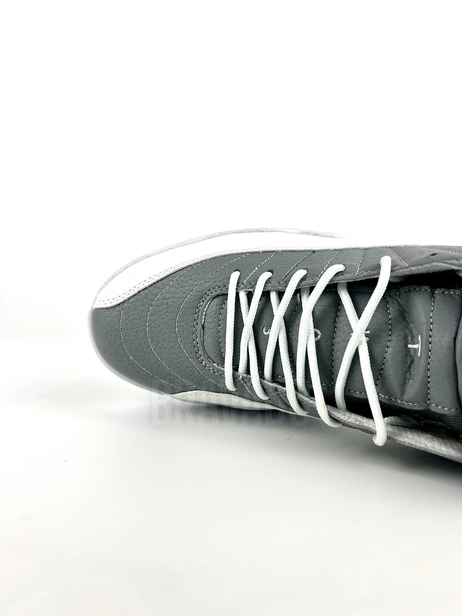 AJ12 Stealth Grey White