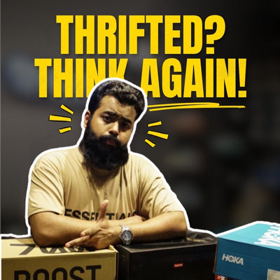 Thrift vs. God Rep Shoes