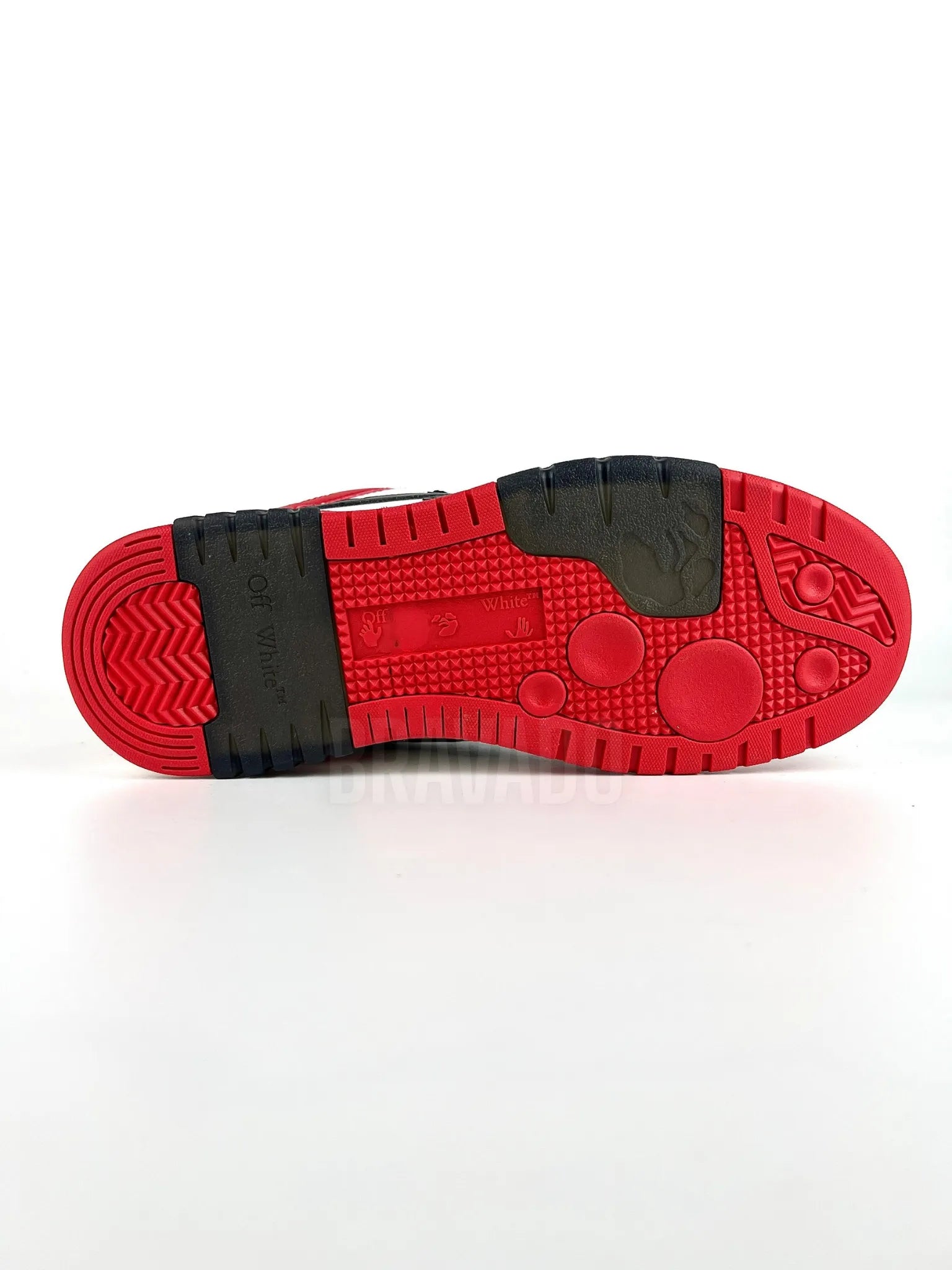 OffWhitee Out of Office Low 'Red White Black' (1:1 DOT PERFECT)