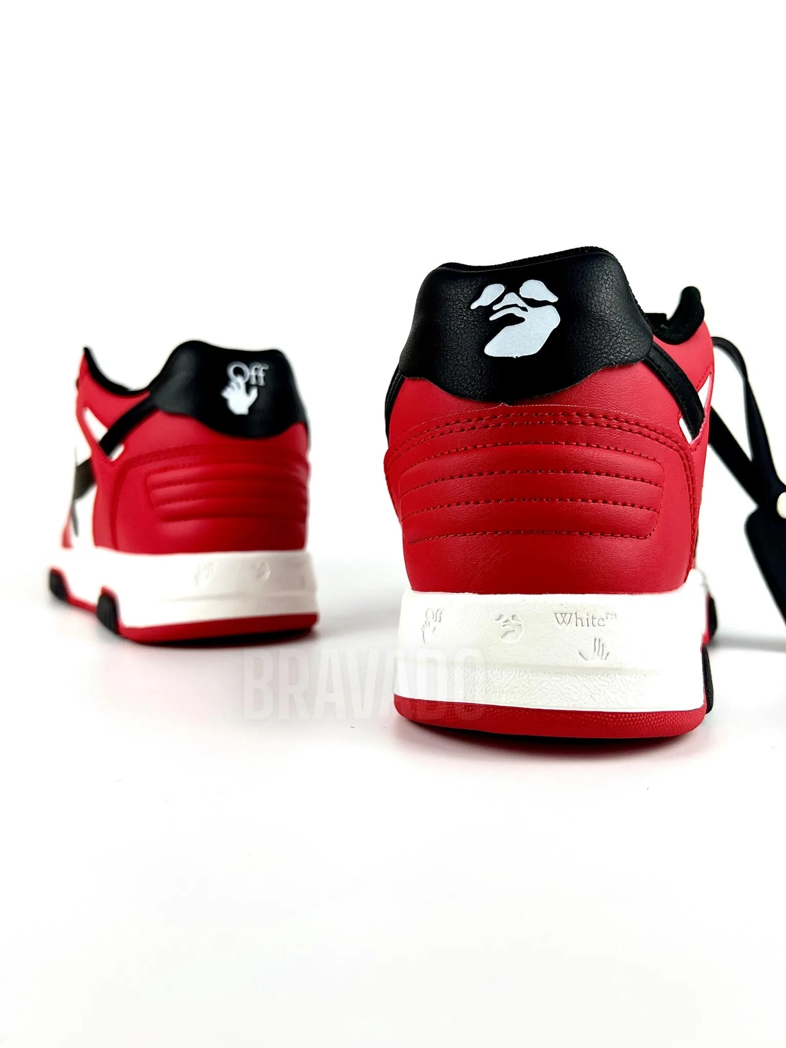 OffWhitee Out of Office Low 'Red White Black' (1:1 DOT PERFECT)