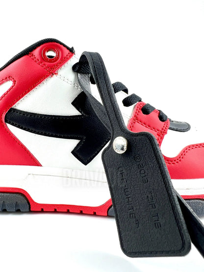 OffWhitee Out of Office Low 'Red White Black' (1:1 DOT PERFECT)