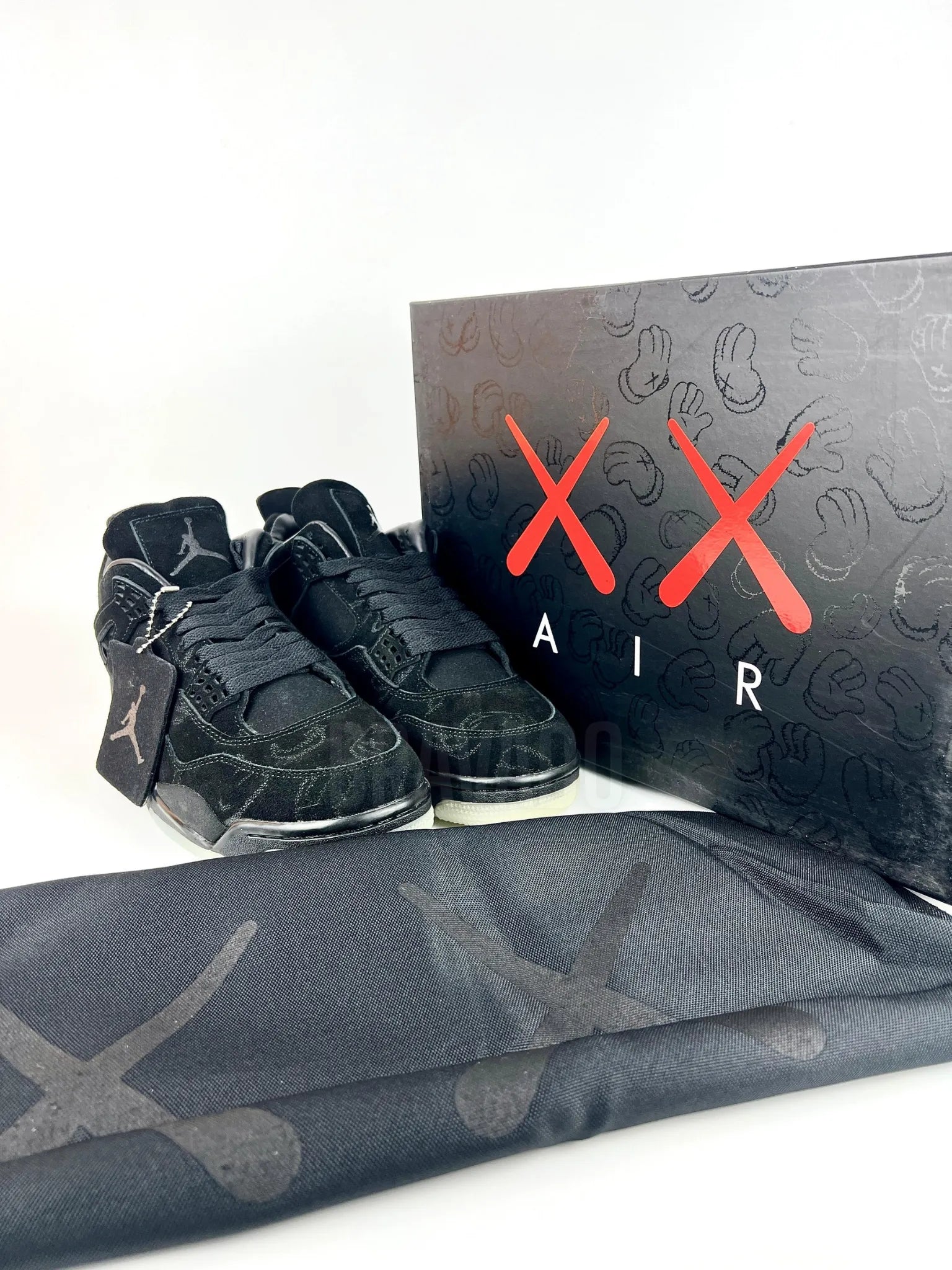 AJ4 Kawss Black (1:1 DOT PERFECT)