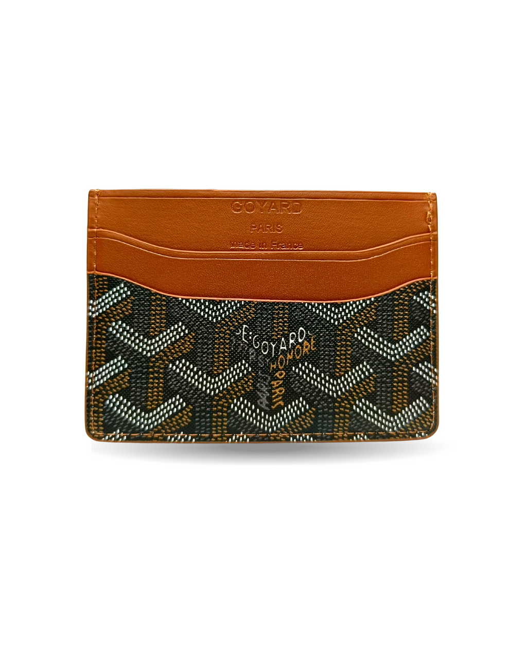 GOYARDD CARD HOLDER (BROWN)