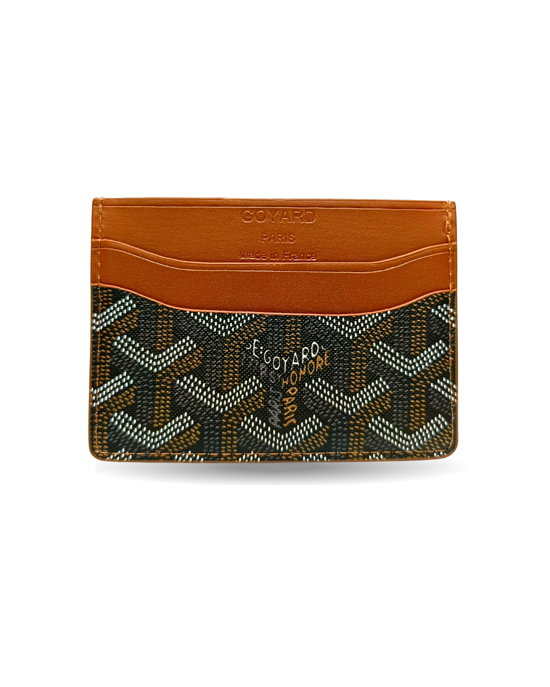 GOYARDD CARD HOLDER (BROWN)