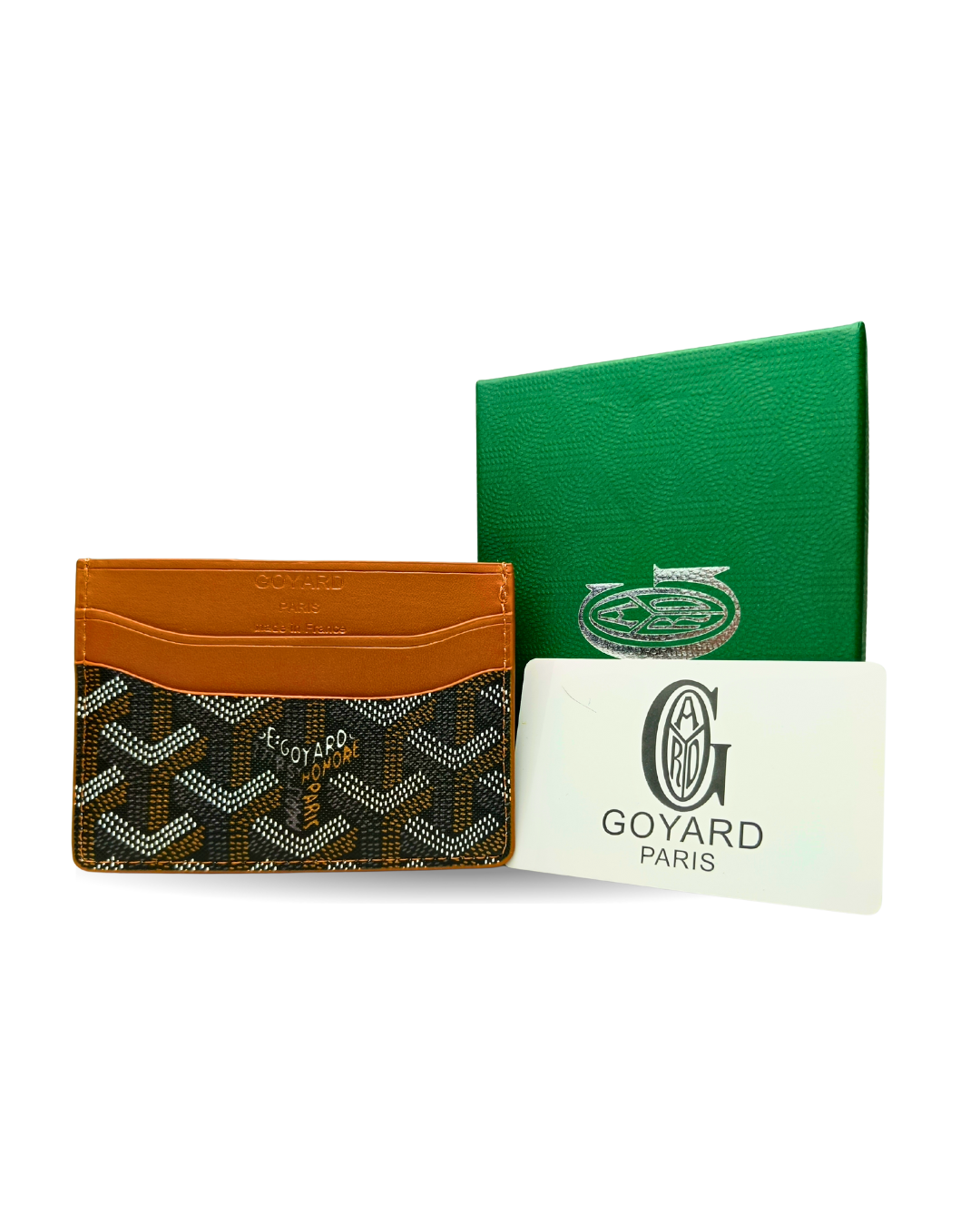 GOYARDD CARD HOLDER (BROWN)