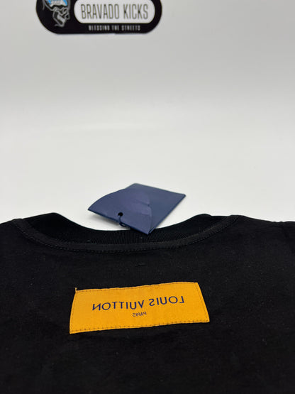 LV Oversize/ Drop shoulder Black T-shirt