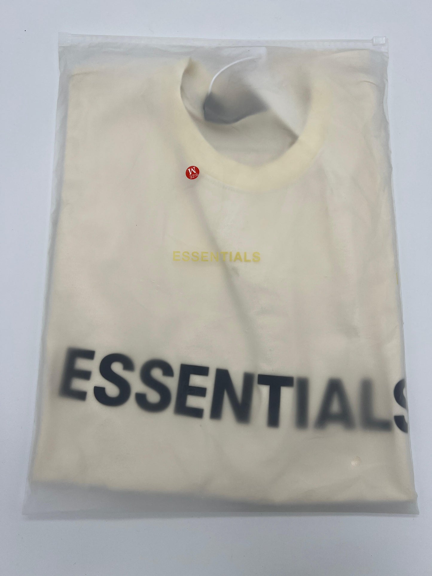 Essentials Oversize/ Drop shoulder T-shirt Cream