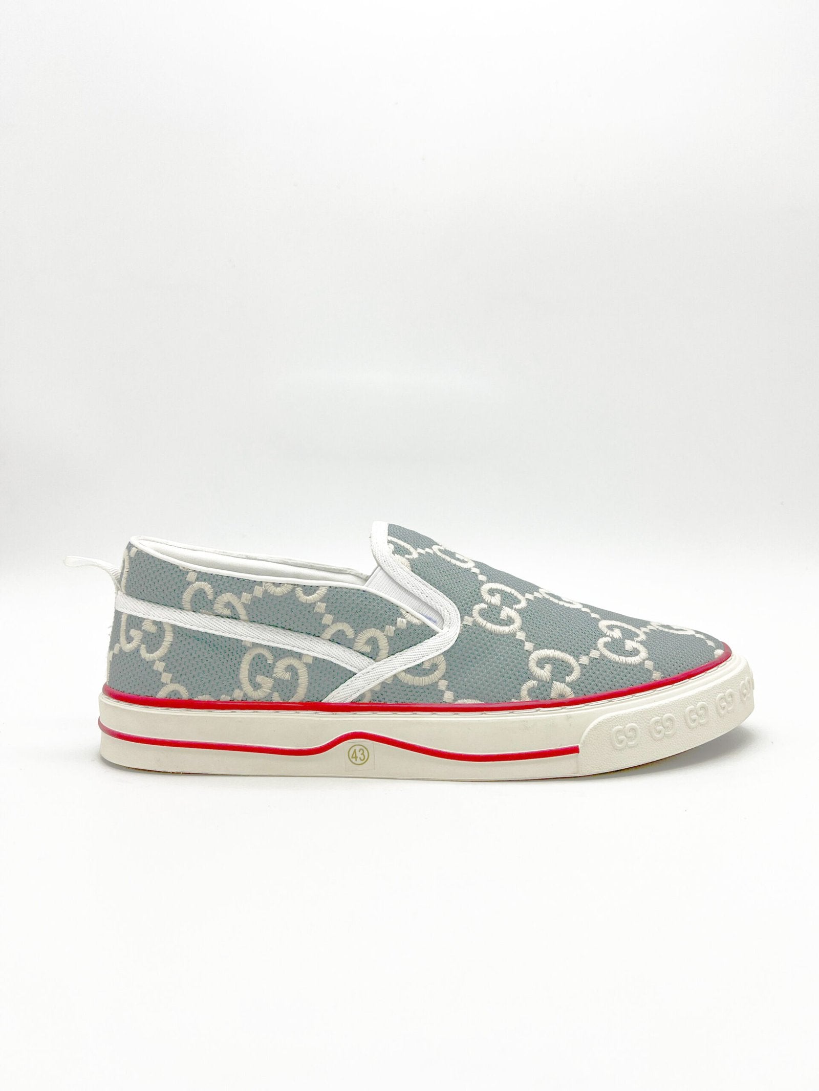 Guccii 1977 Tennis Slip-on Green (1:1 DOT PERFECT)