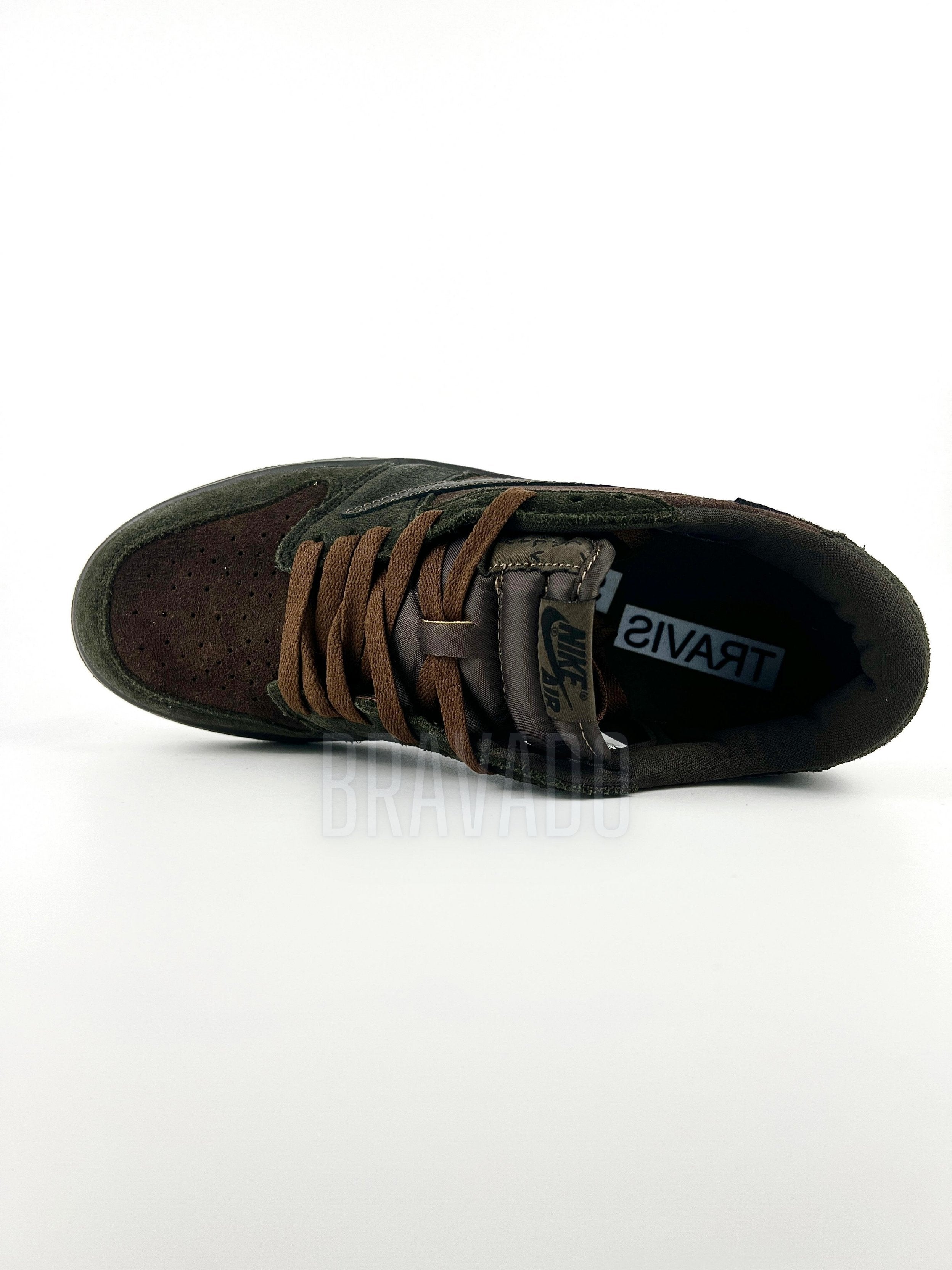AJ1 Low Travis Scott Velvet Brown (Suede Version)