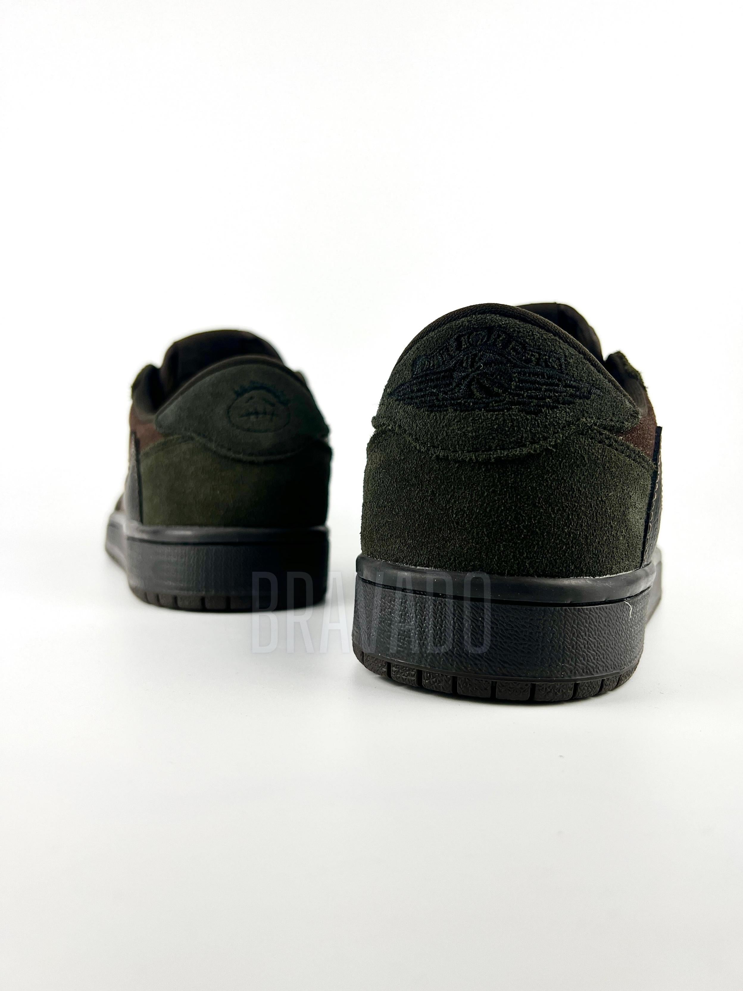 AJ1 Low Travis Scott Velvet Brown (Suede Version)