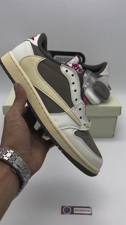 Air Jordan 1 low Travis Scott Reverse Mocha (Top Batch Suede)