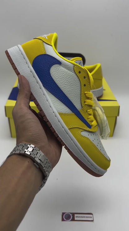 Air Jordan 1 low Travis Scott Canary