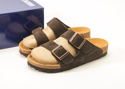 Birkenstock Arizona Dark Brown Suede (DOT PERFECT)