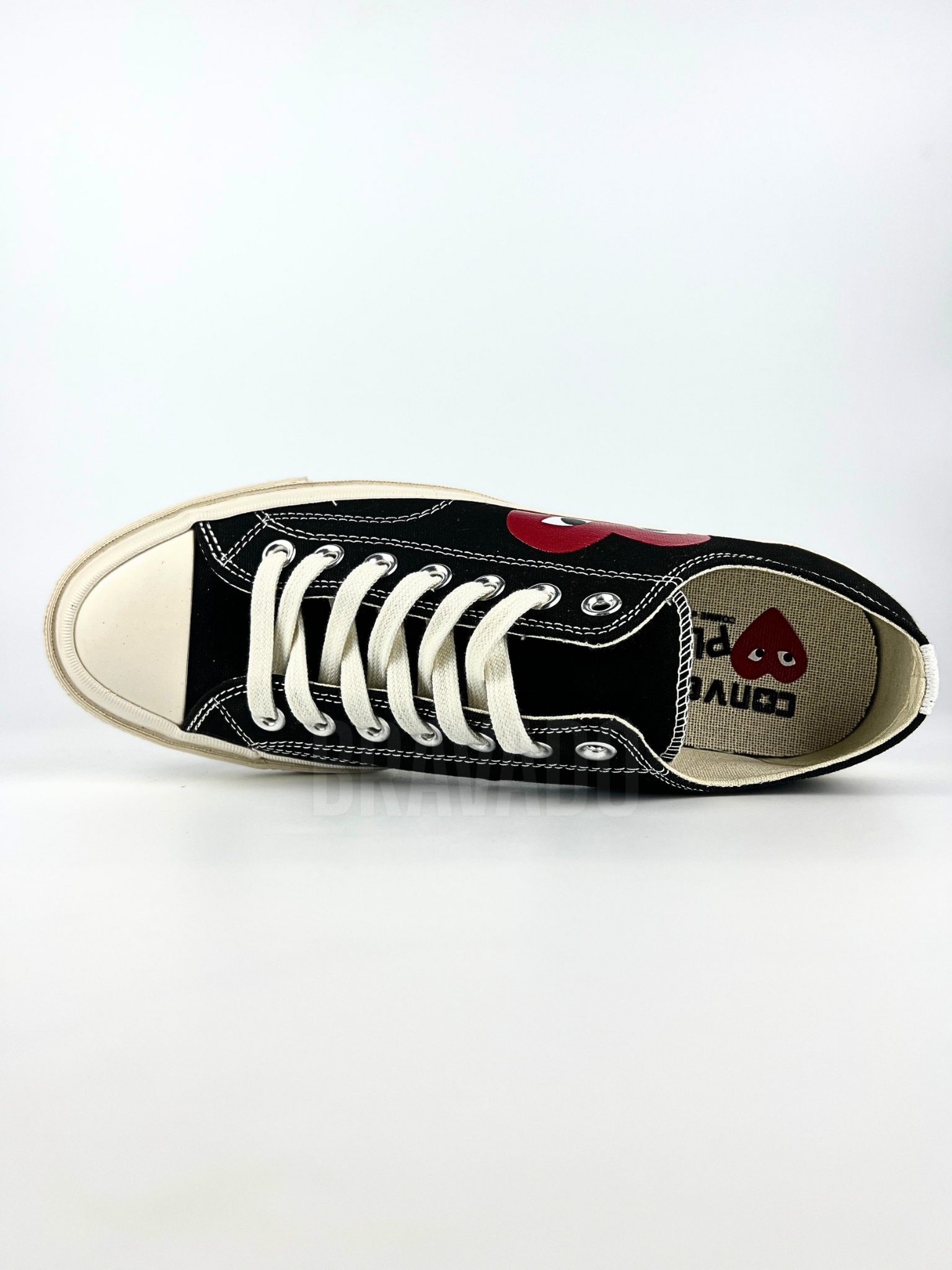 Chuck Taylor All-Star LOW CDG PLAY Black (1:1 DOT PERFECT)