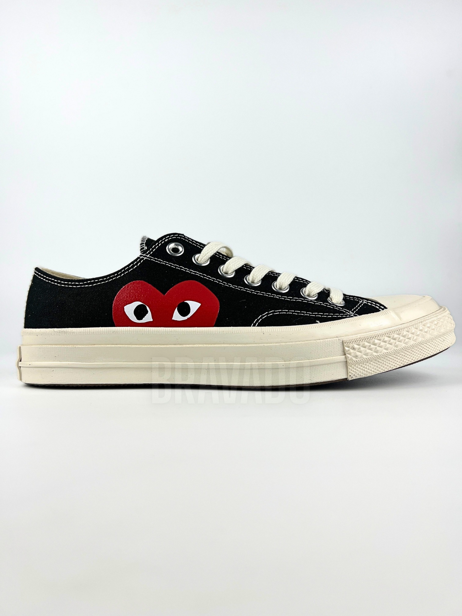 Chuck Taylor All-Star LOW CDG PLAY Black (1:1 DOT PERFECT)