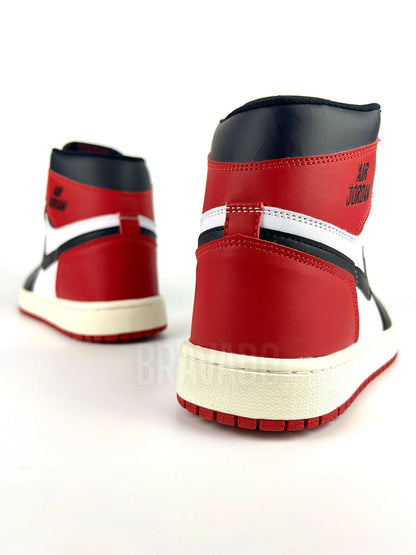 AJ1 Black Toe Reimagined (1:1 DOT PERFECT)