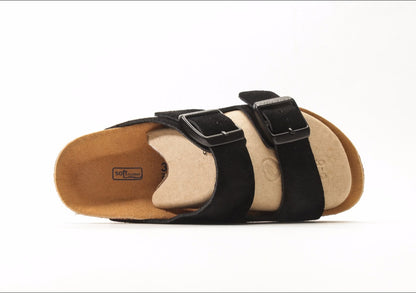 Birkenstock Arizona Black Suede (DOT PERFECT)
