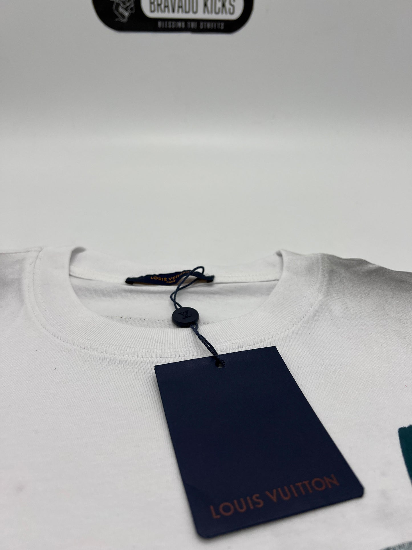 LV Oversize/ Drop shoulder White T-Shirt