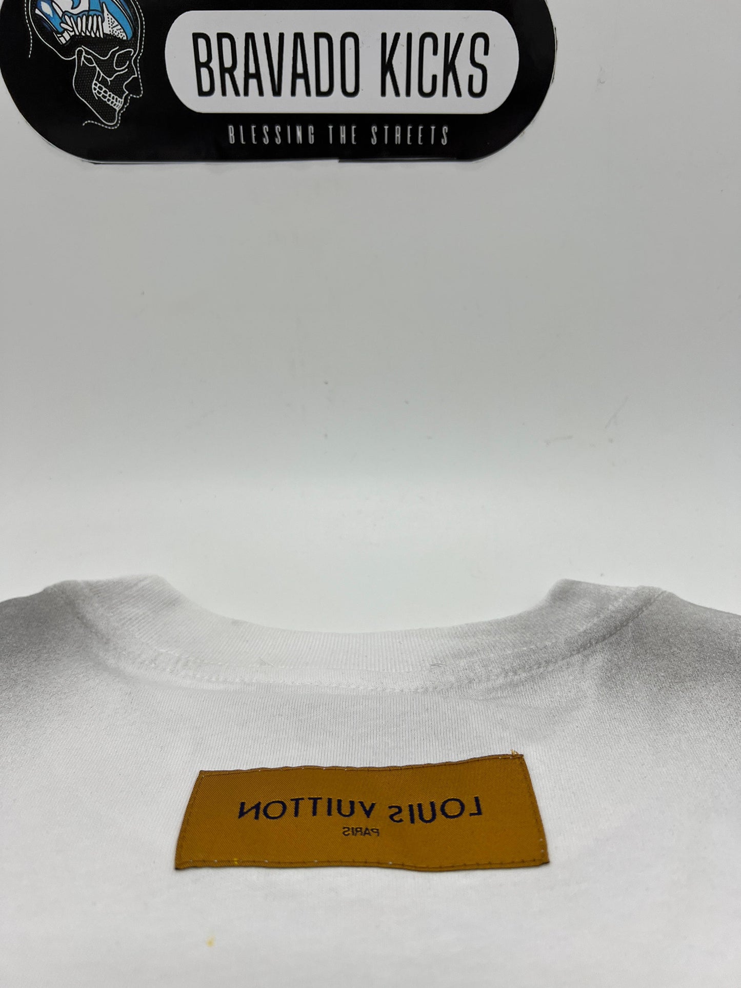 LV Oversize/ Drop shoulder White T-Shirt