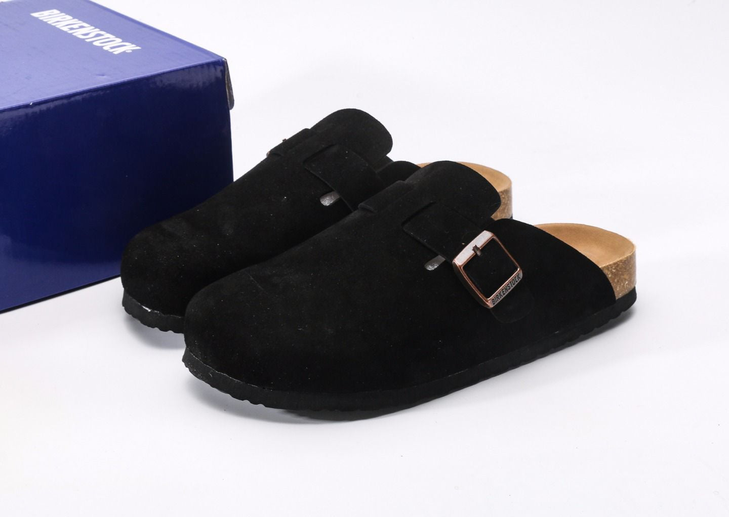 Birkenstock Boston Clog Black (DOT PERFECT)