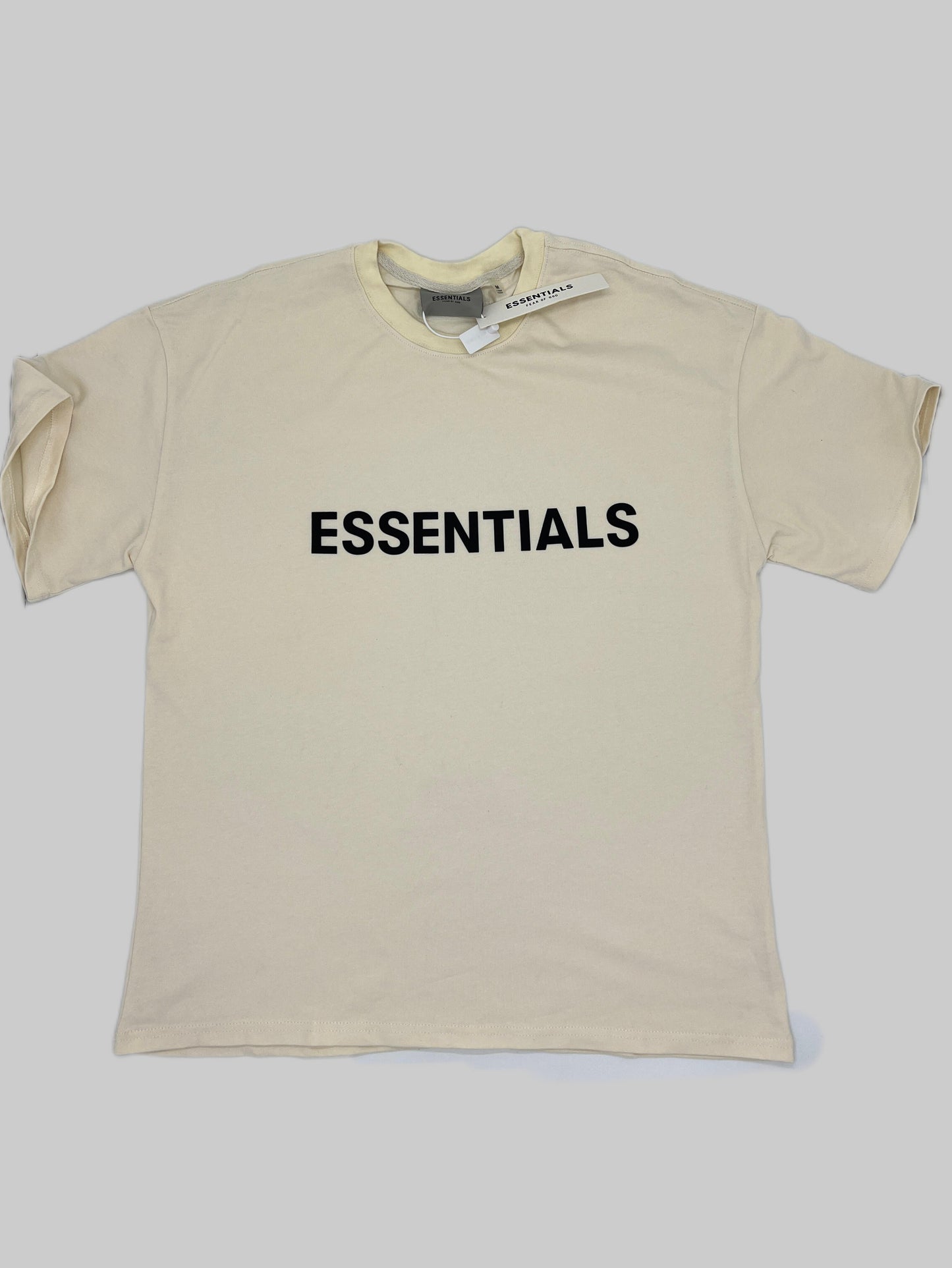 Essentials Oversize/ Drop shoulder T-shirt Cream