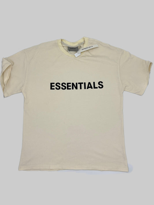 Essentials Oversize/ Drop shoulder T-shirt Cream