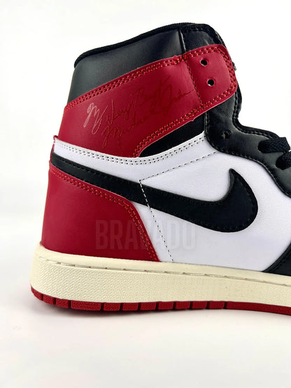 AJ1 Black Toe Reimagined (1:1 DOT PERFECT)