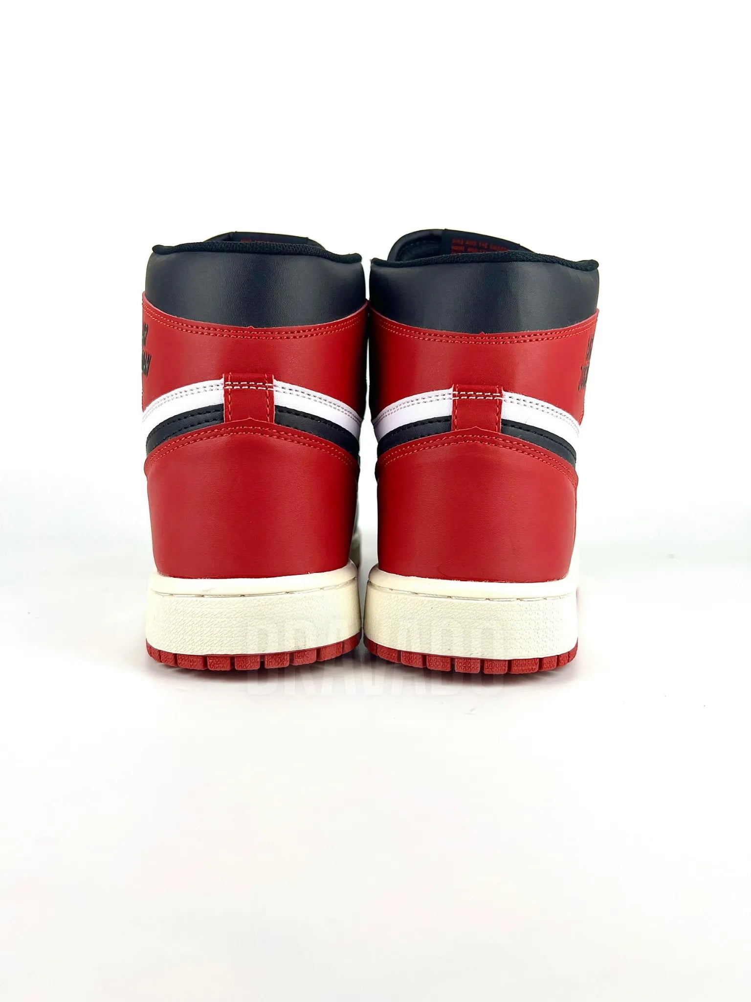 AJ1 Black Toe Reimagined (1:1 DOT PERFECT)