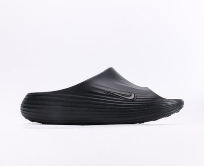 Nikee ReactX Rejuven8 Slides "Triple Black"