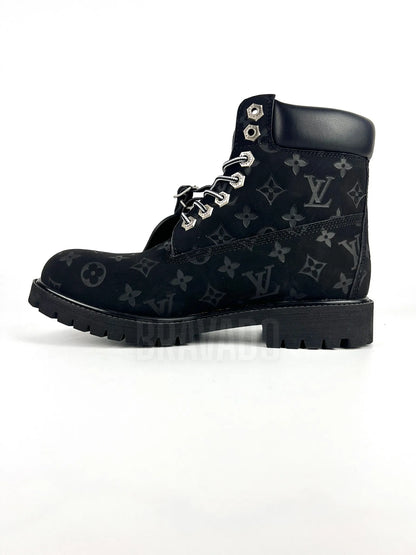 LV x Timberland Ankle Boots Black (1:1 DOT PERFECT)