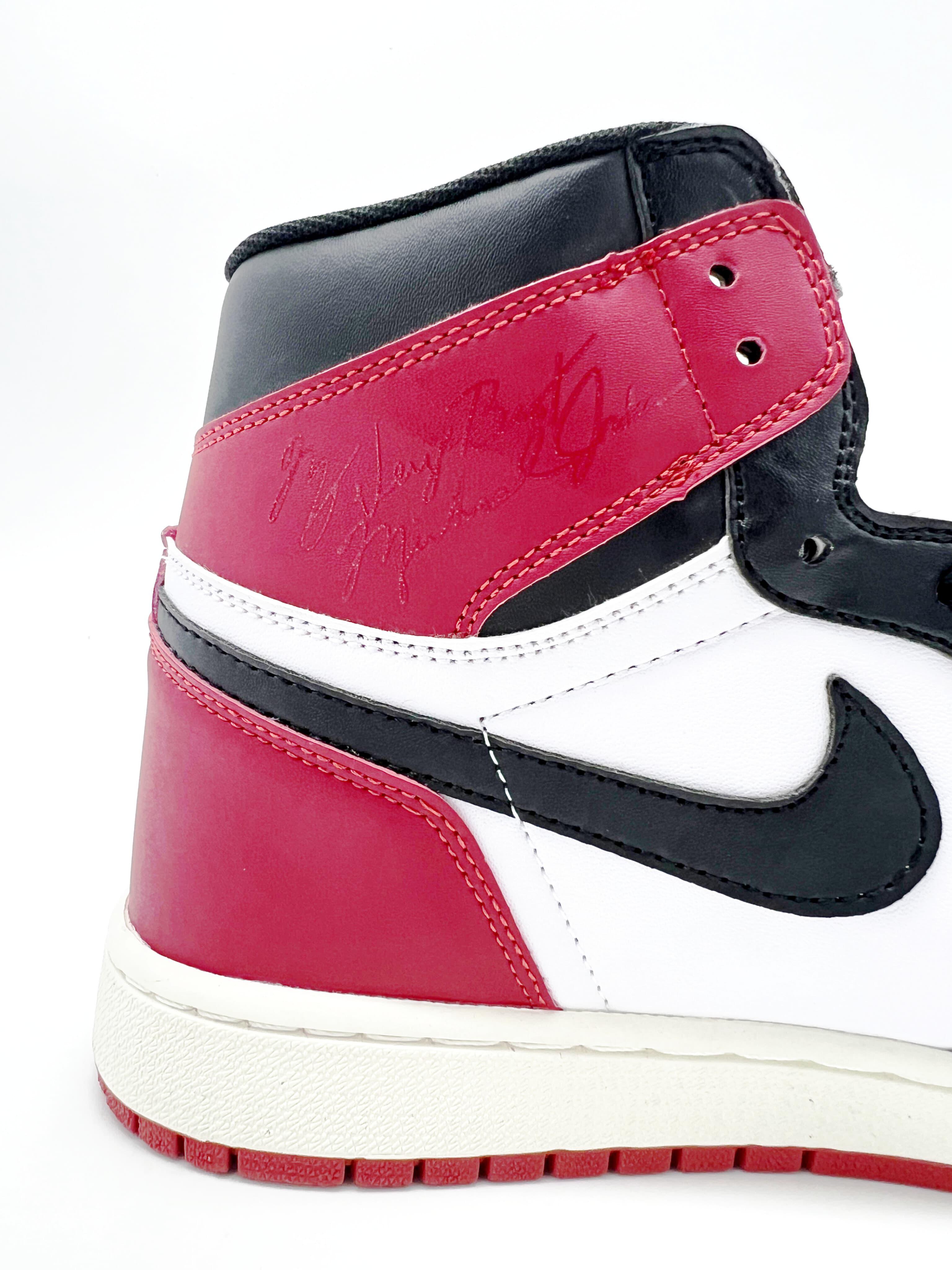 AJ1 Black Toe Reimagined (1:1 DOT PERFECT)