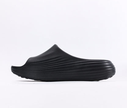 Nikee ReactX Rejuven8 Slides "Triple Black"