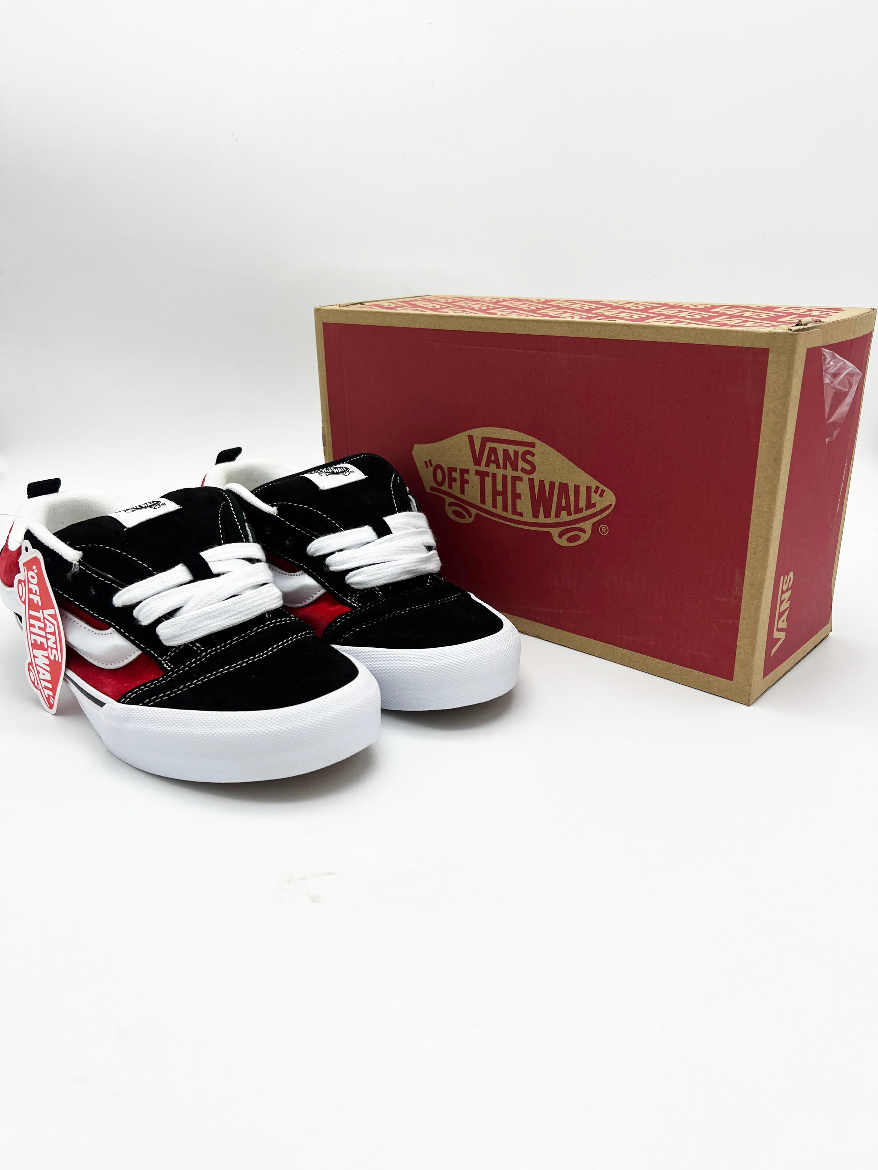 Vans Knu Skool Black&Red (1:1 DOT PERFECT)