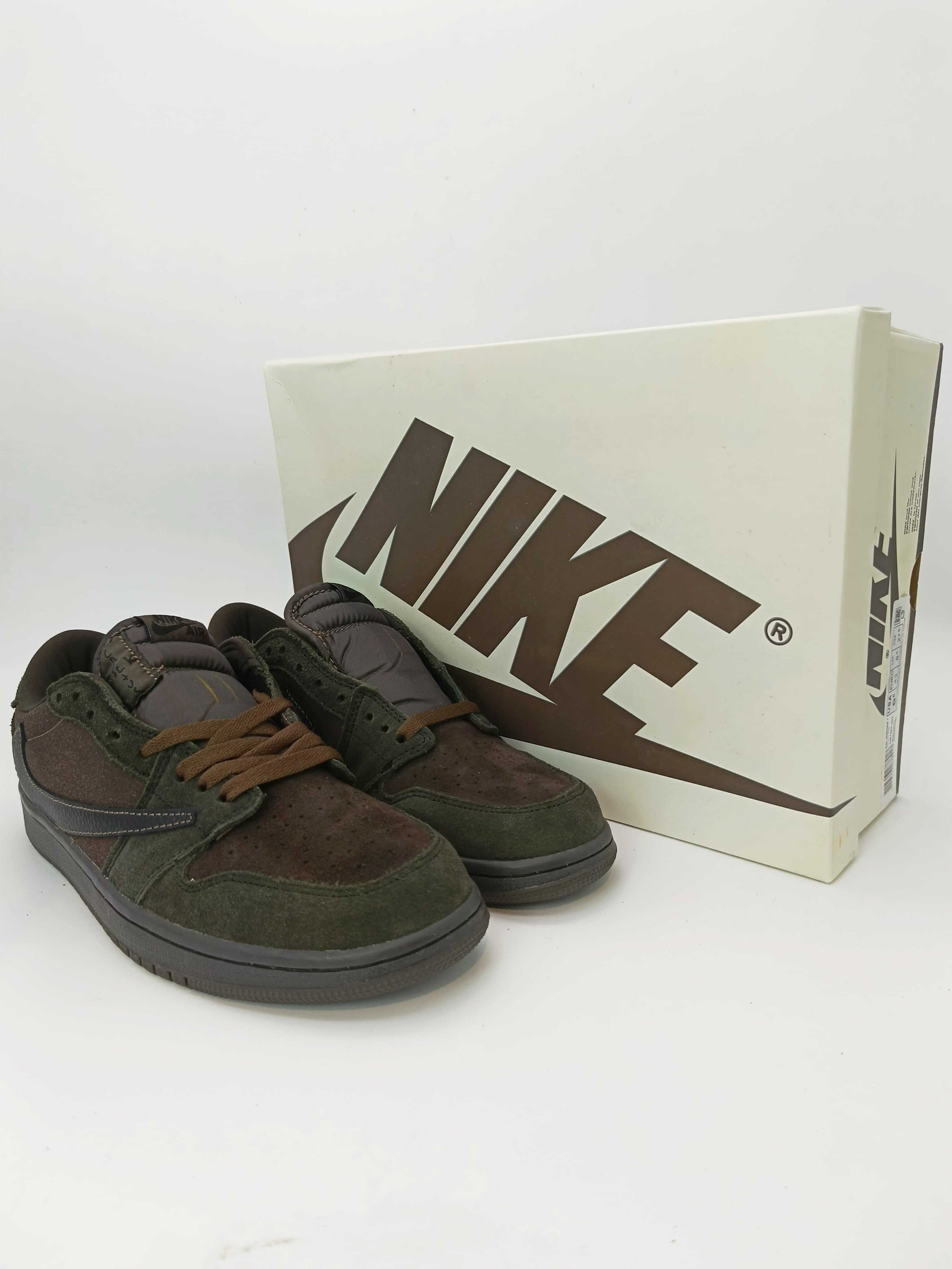 AJ1 Low Travis Scott Velvet Brown (Suede Version)