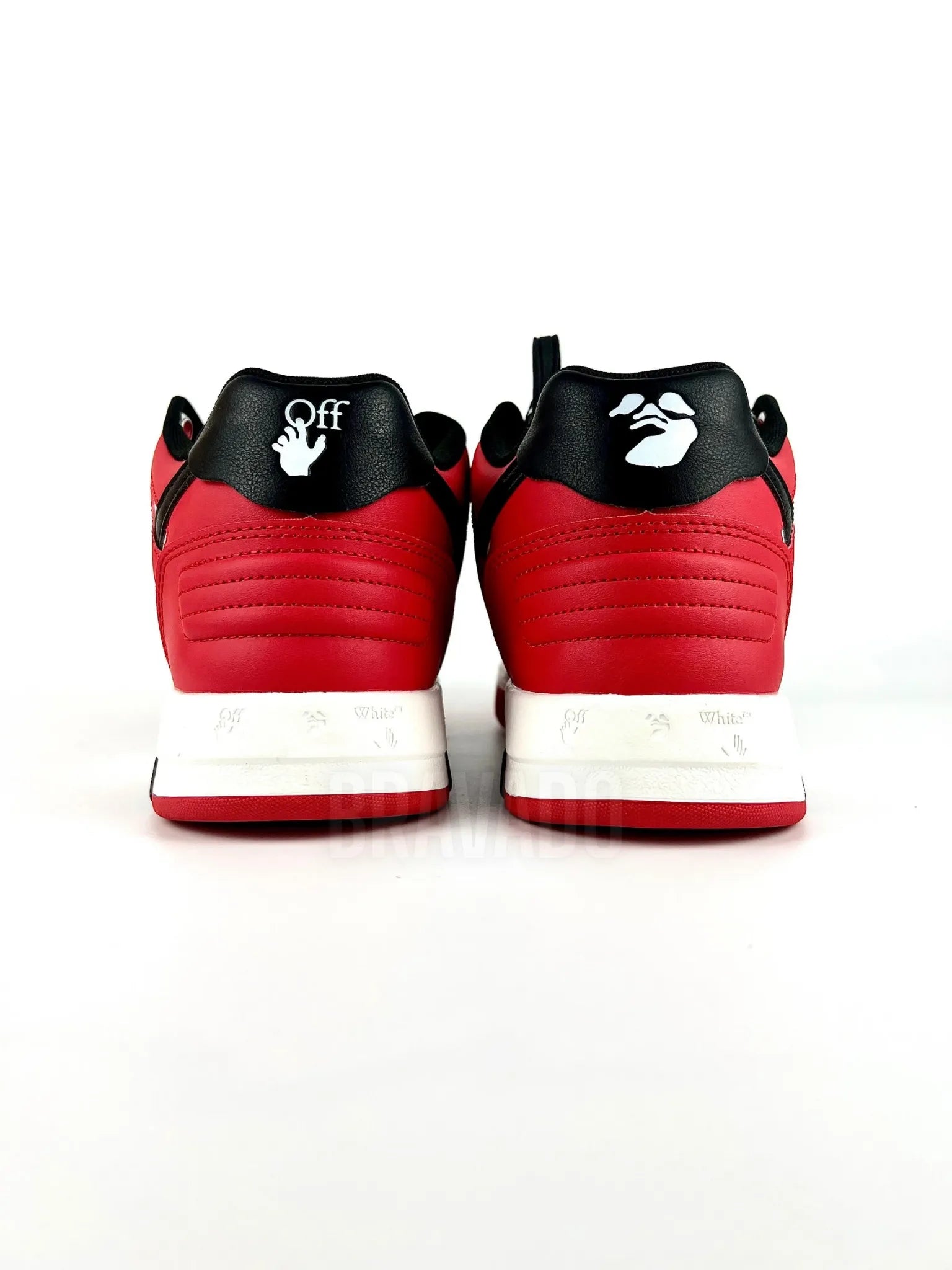 OffWhitee Out of Office Low 'Red White Black' (1:1 DOT PERFECT)