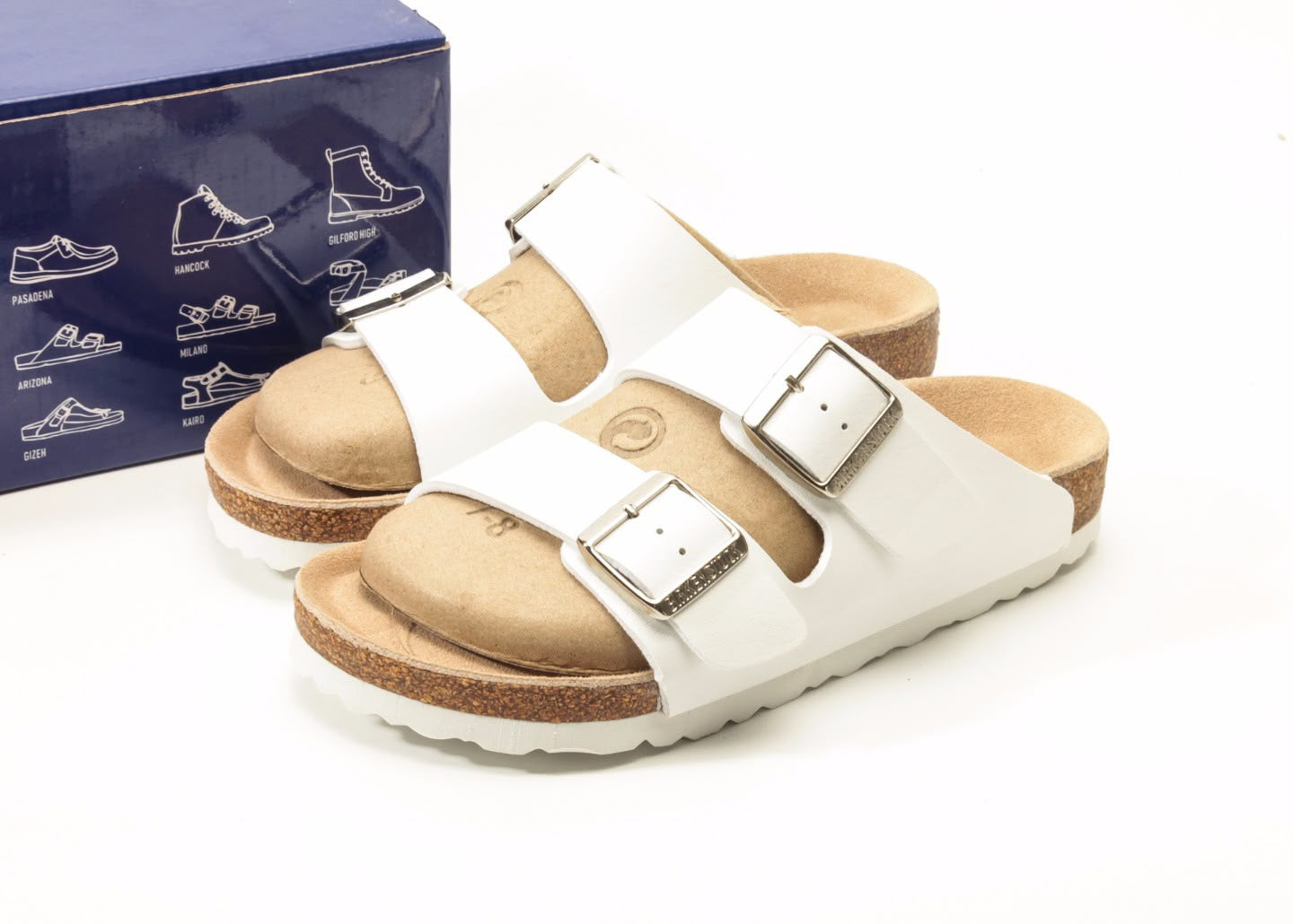 Birkenstock Arizona Birko-Flor White (DOT PERFECT)