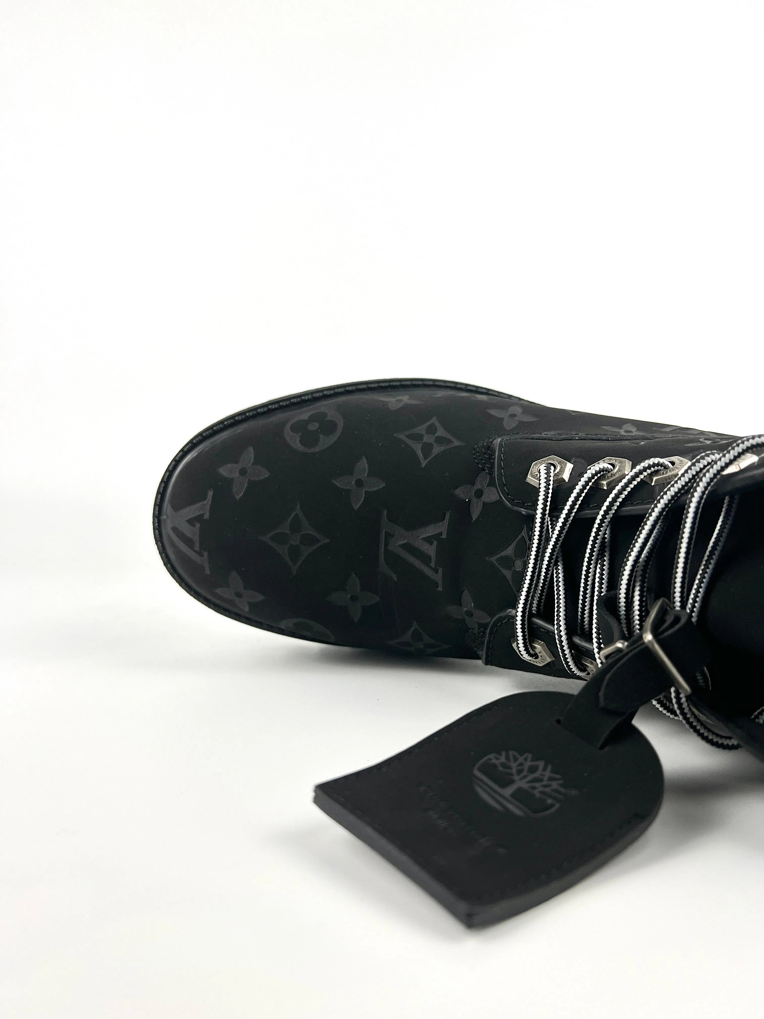LV x Timberland Ankle Boots Black (1:1 DOT PERFECT)