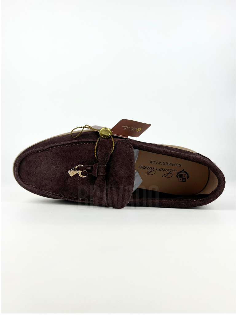 Loro Pianaa Summerwalk Charms Dark Brown