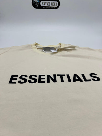 Essentials Oversize/ Drop shoulder T-shirt Cream