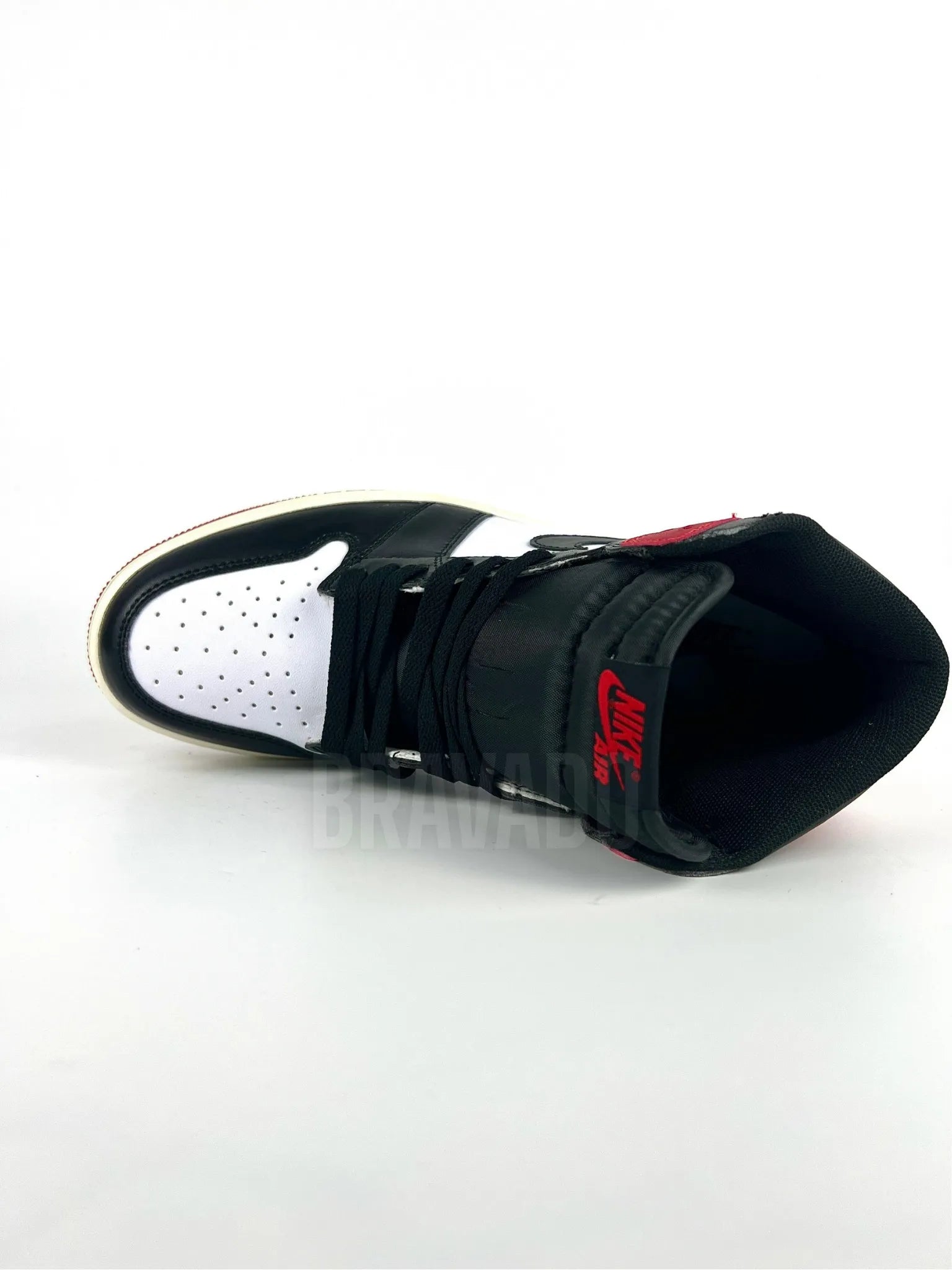 AJ1 Black Toe Reimagined (1:1 DOT PERFECT)