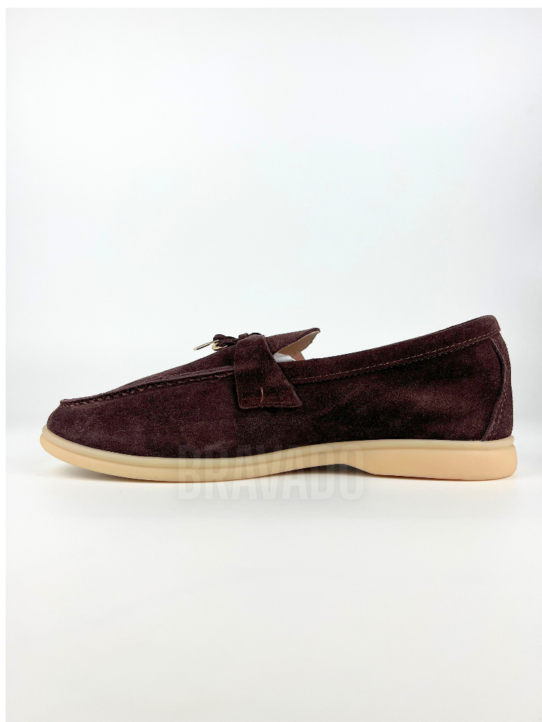 Loro Pianaa Summerwalk Charms Dark Brown