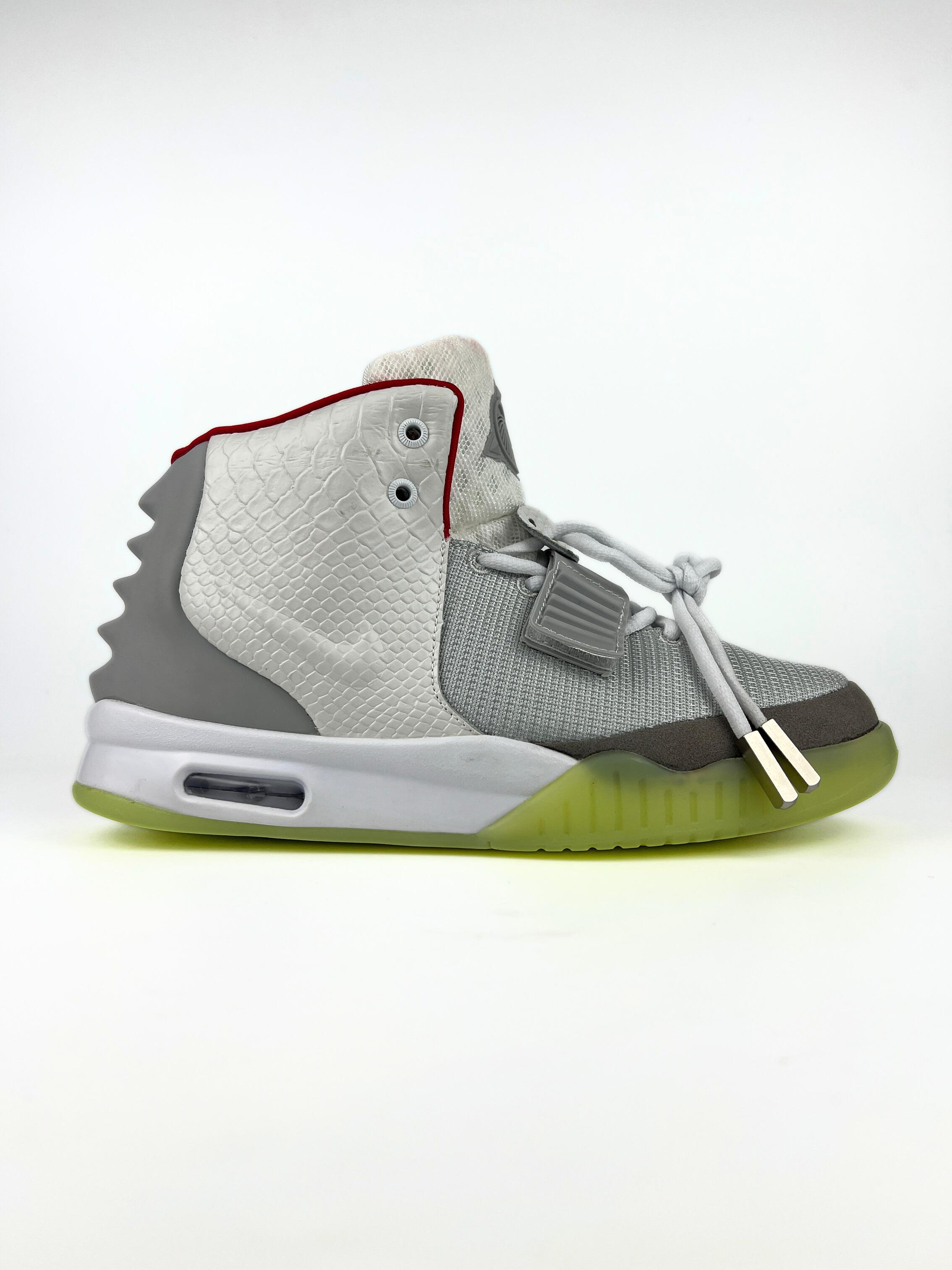 Nikee Air Yeezy 2 NRG "Pure Platinum" (1:1 DOT PERFECT)